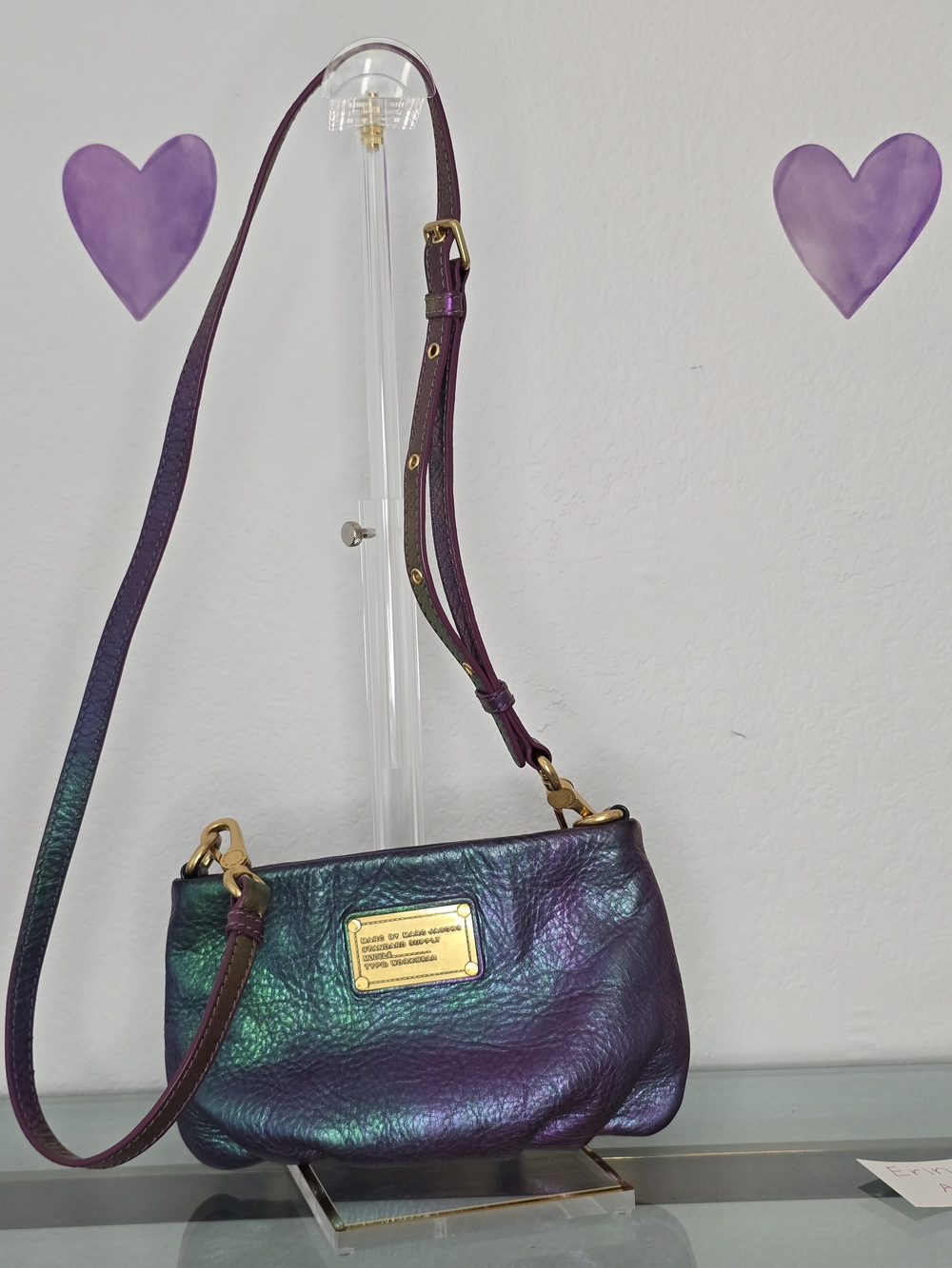 Marc by Marc Jacobs Iridescent Green and Purple Wristlet - Picture 6 of 6